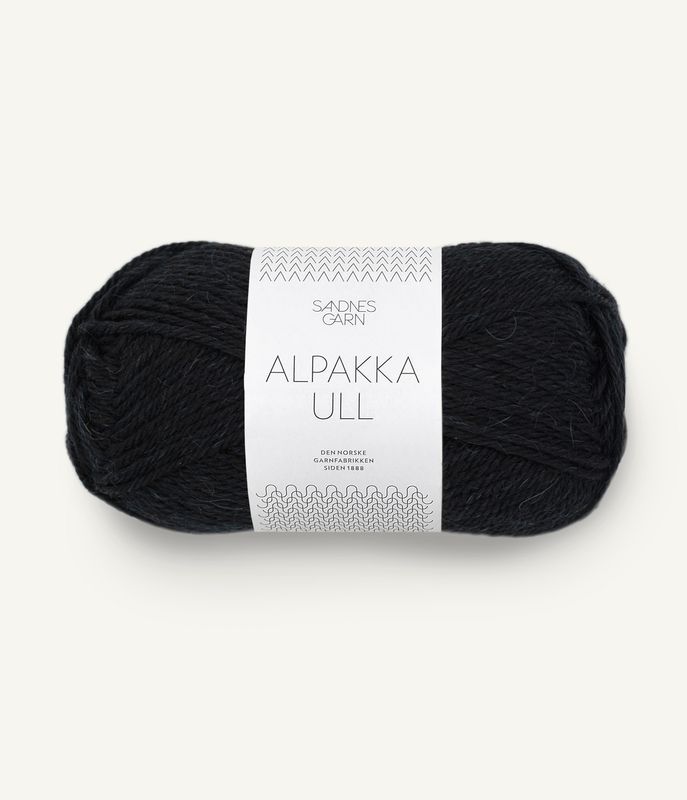Alpakka Ull 1099 Black